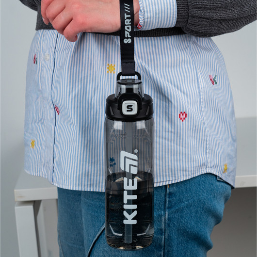 Бутылочка для воды, 800 мл, черная (K25-1211-1) Kite - фото 7
