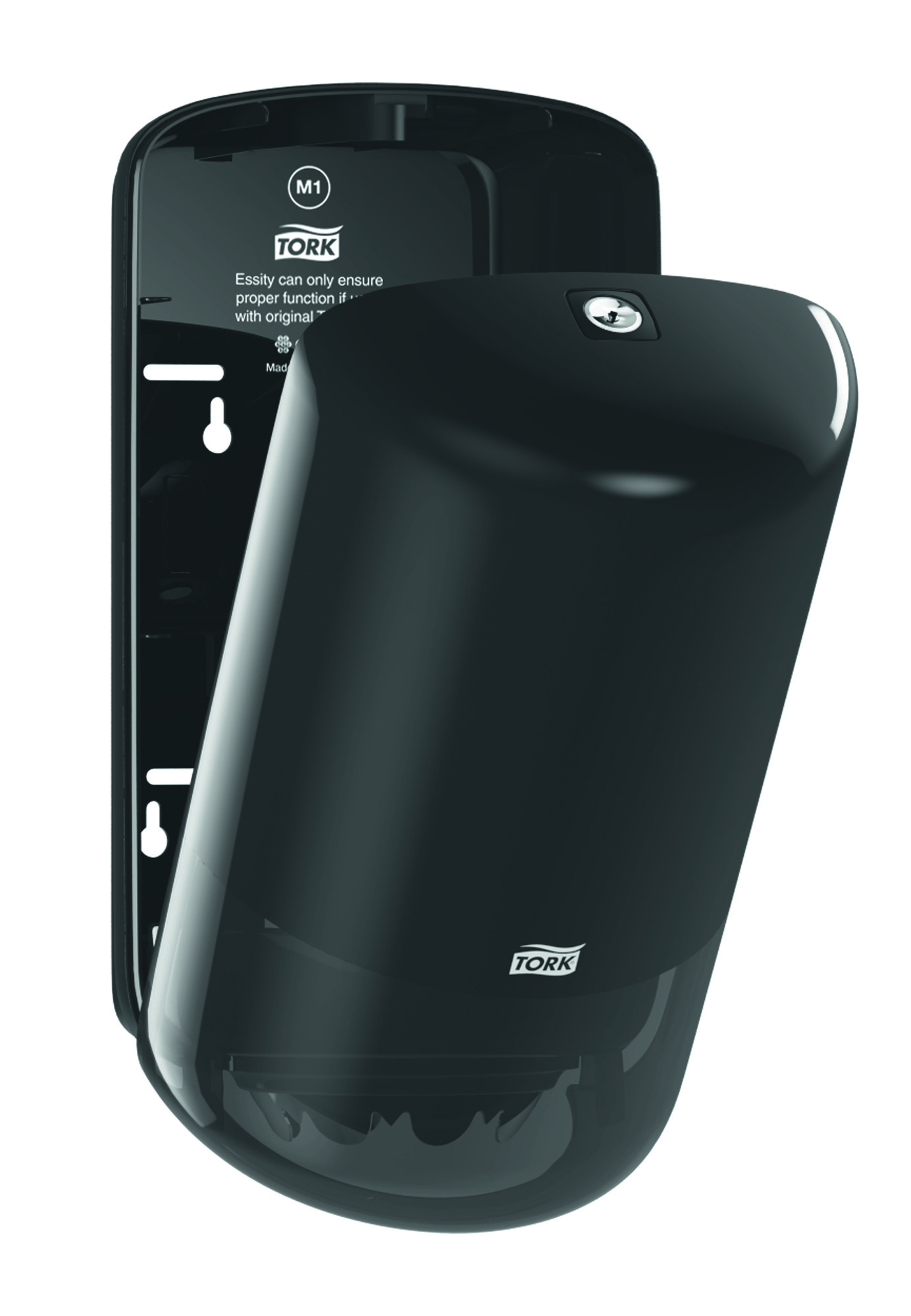 Диспенсер для полотенец в рулонах с центральной вытяжкой Elevation, пластик, Мини, (M1), черн. Tork - фото 1