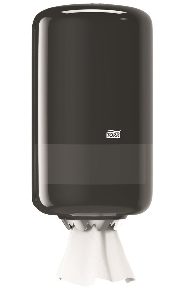 Диспенсер для полотенец в рулонах с центральной вытяжкой Elevation, пластик, Мини, (M1), черн. Tork - фото 2