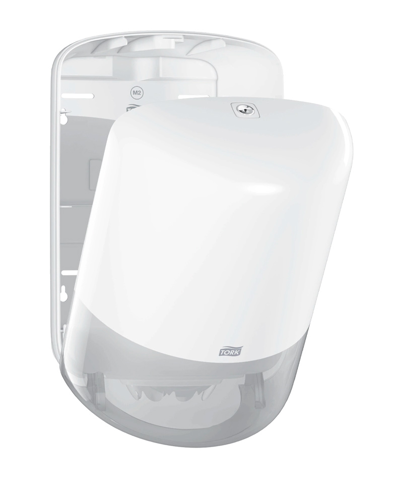 Диспенсер для полотенец в рулонах с центральной вытяжкой Elevation, пластик, Макси, (M2), бел. Tork - фото 1