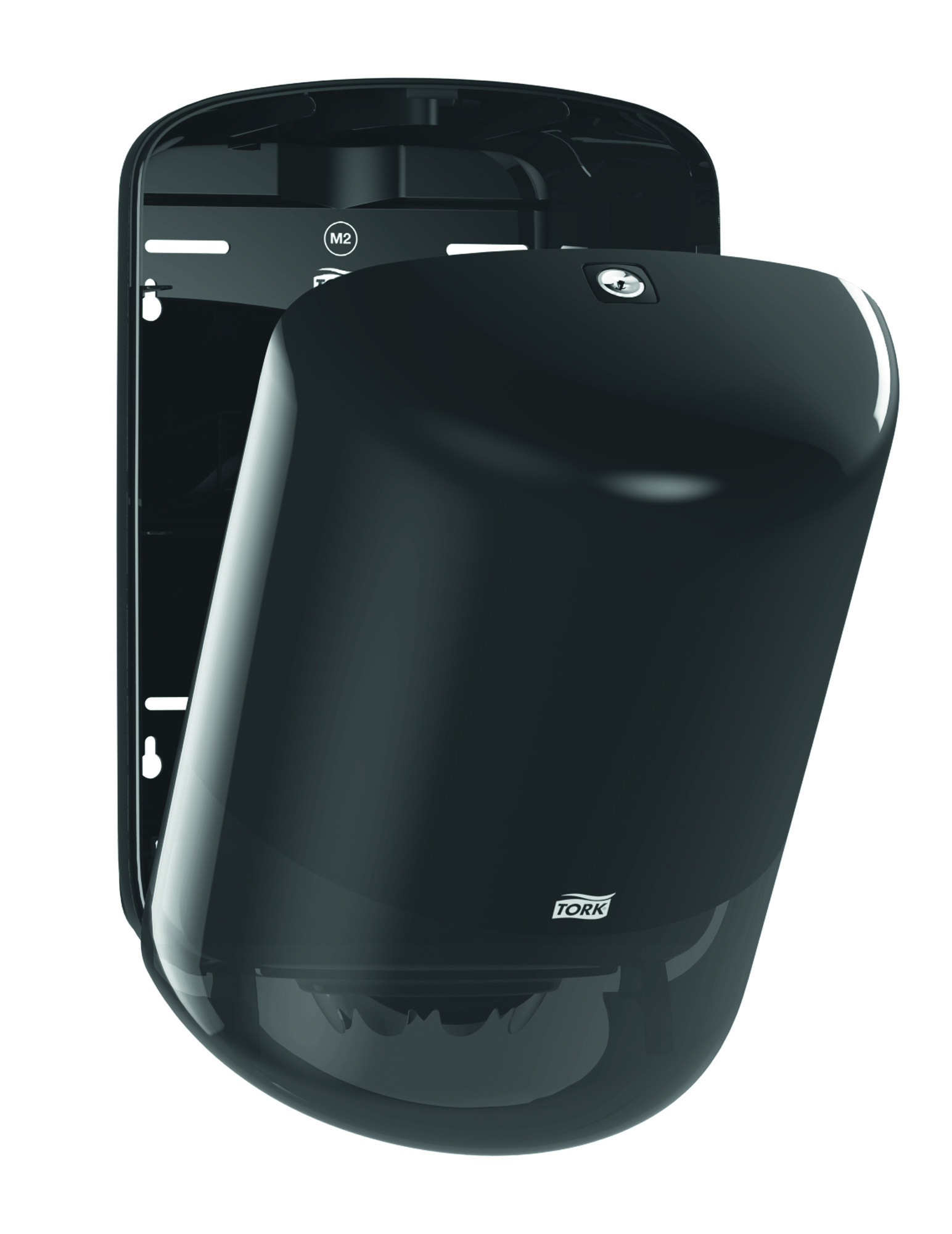 Тримач для рулонних рушників з центральним витягуванням Elevation, Максі, (M2), чорн. Tork - фото 2