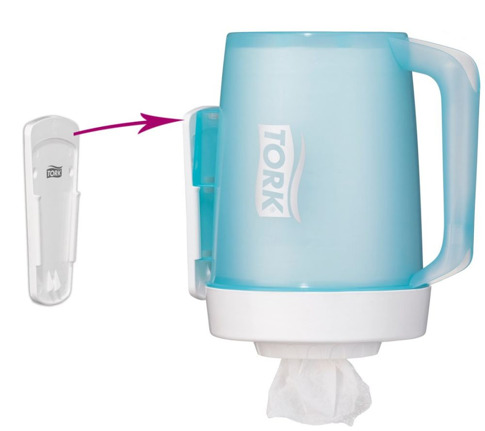 Крепление настенное для переносного диспенсера, Мини, пластик, бел. Tork - фото 1