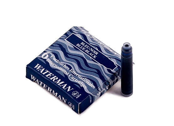 Картридж чернильные малые, 6шт./уп., темно- син. Waterman - фото 1