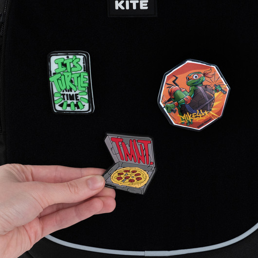 Набір бейджів на липучці, 3 шт., 3012 Ninja Turtles Kite — фото 7