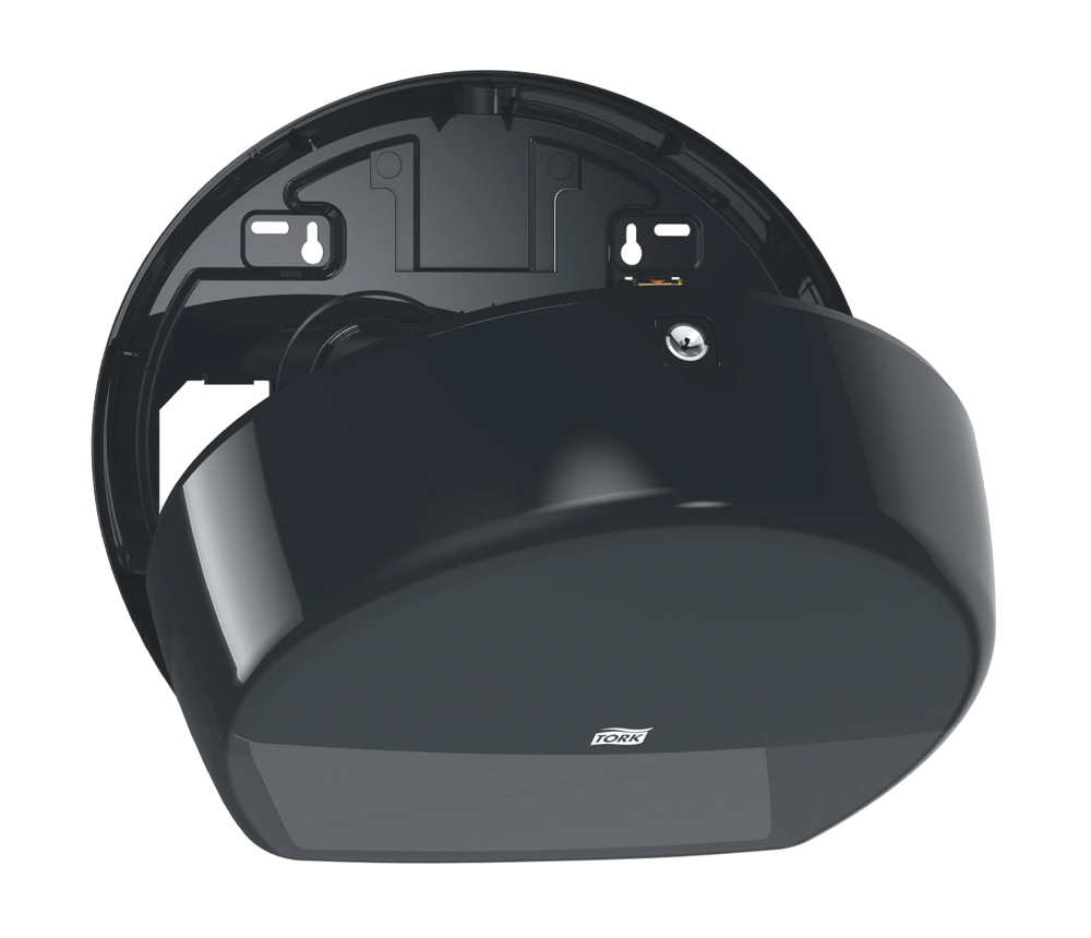 Диспенсер для туалетной бумаги в рулонах Джамбо,Elevation, пластик, (T2), черн. Tork - фото 1