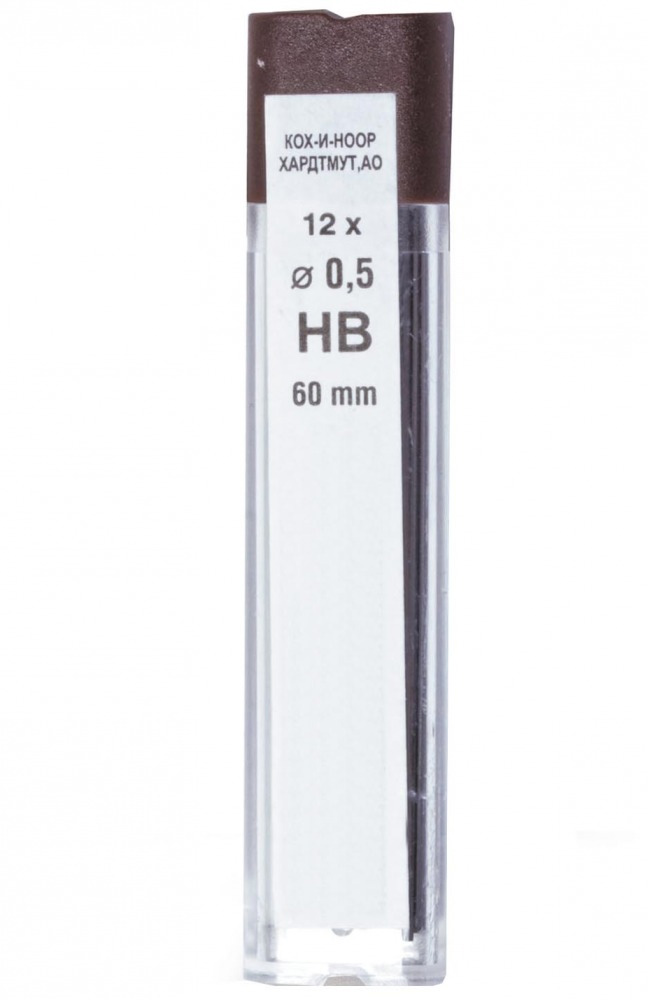 Грифели для автоматического карандаша 0,5мм., HB, Bohemia Works Koh-i-noor - фото 5