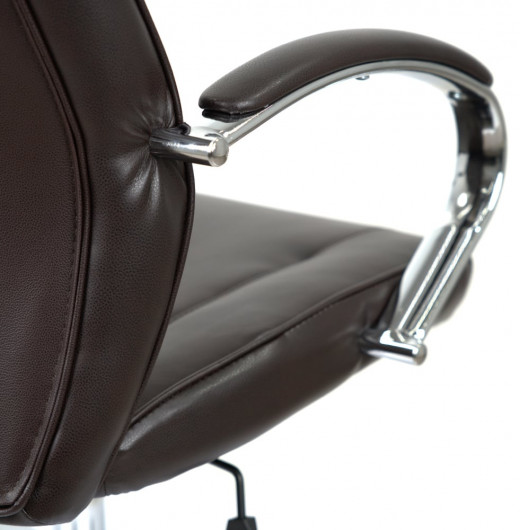 Крісло для керівника Дрім CH ANF, темно-корич. АКЛАС — фото 26