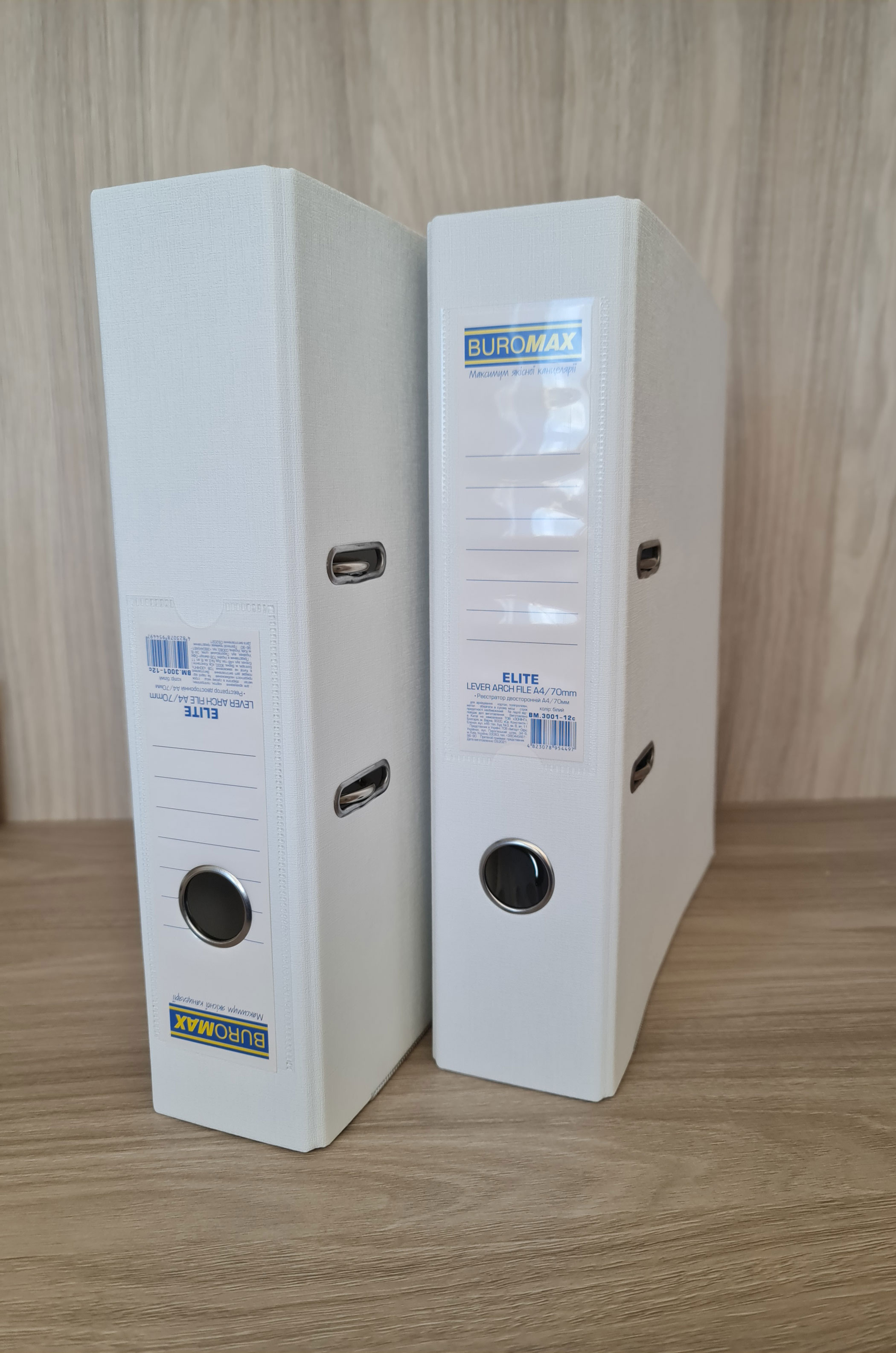 Регистратор 7см. А4 (PP двухстороннее покрытие) ELITE, бел. BuroMax - фото 4