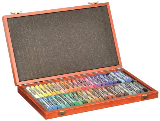 Пастель суха напівтверда 48 кольорів, TOISON D'OR 8596, в дерев'яному футлярі Koh-i-noor — фото 4