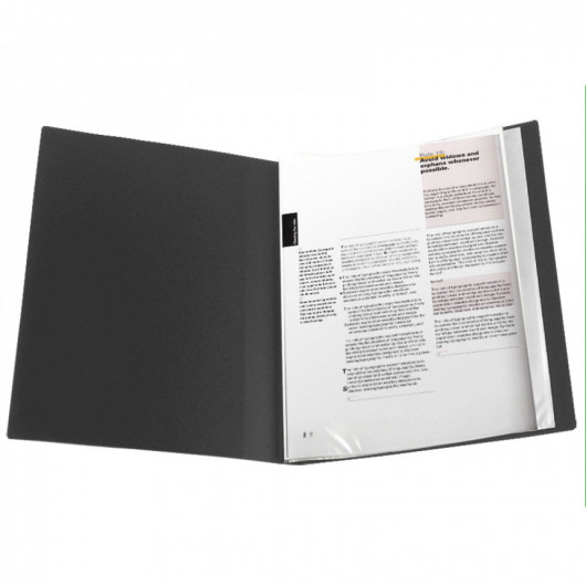 Папка на 20 файлов, черн. Axent - фото 6