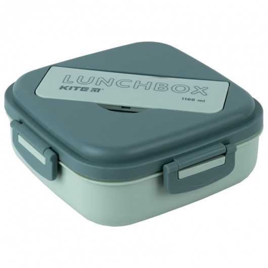 Ланчбокс с разделителем 1100 мл, зеленый Kite - фото 7