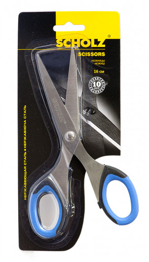 Ножницы 16см., с резиновыми вставками Scholz - фото 5