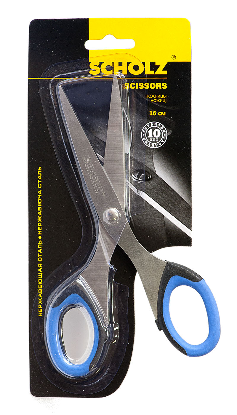 Ножницы 16см., с резиновыми вставками Scholz - фото 5