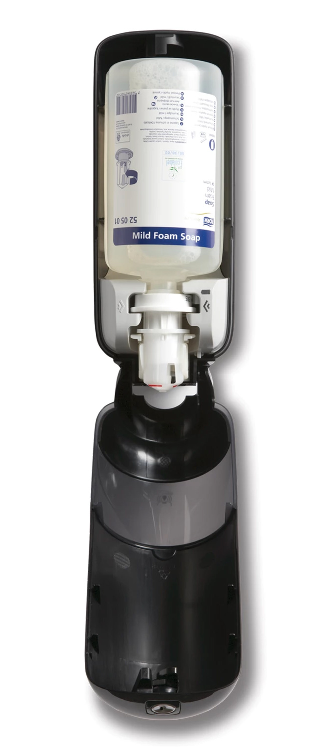 Диспенсер для рідкого мила-піни сенсорний Elevation, 1л., пластик, (S4), чорн. Tork - фото 2