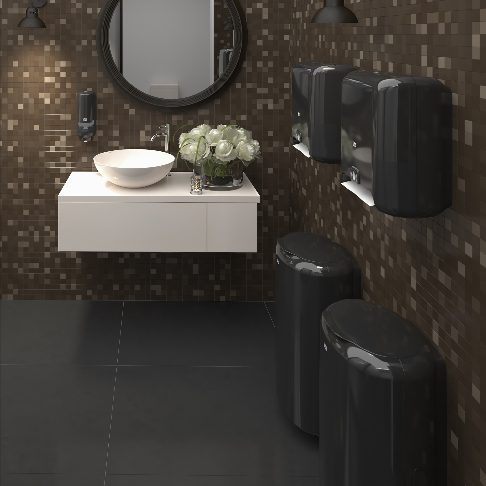 Диспенсер для рідкого мила-піни сенсорний Elevation, 1л., пластик, (S4), чорн. Tork - фото 3