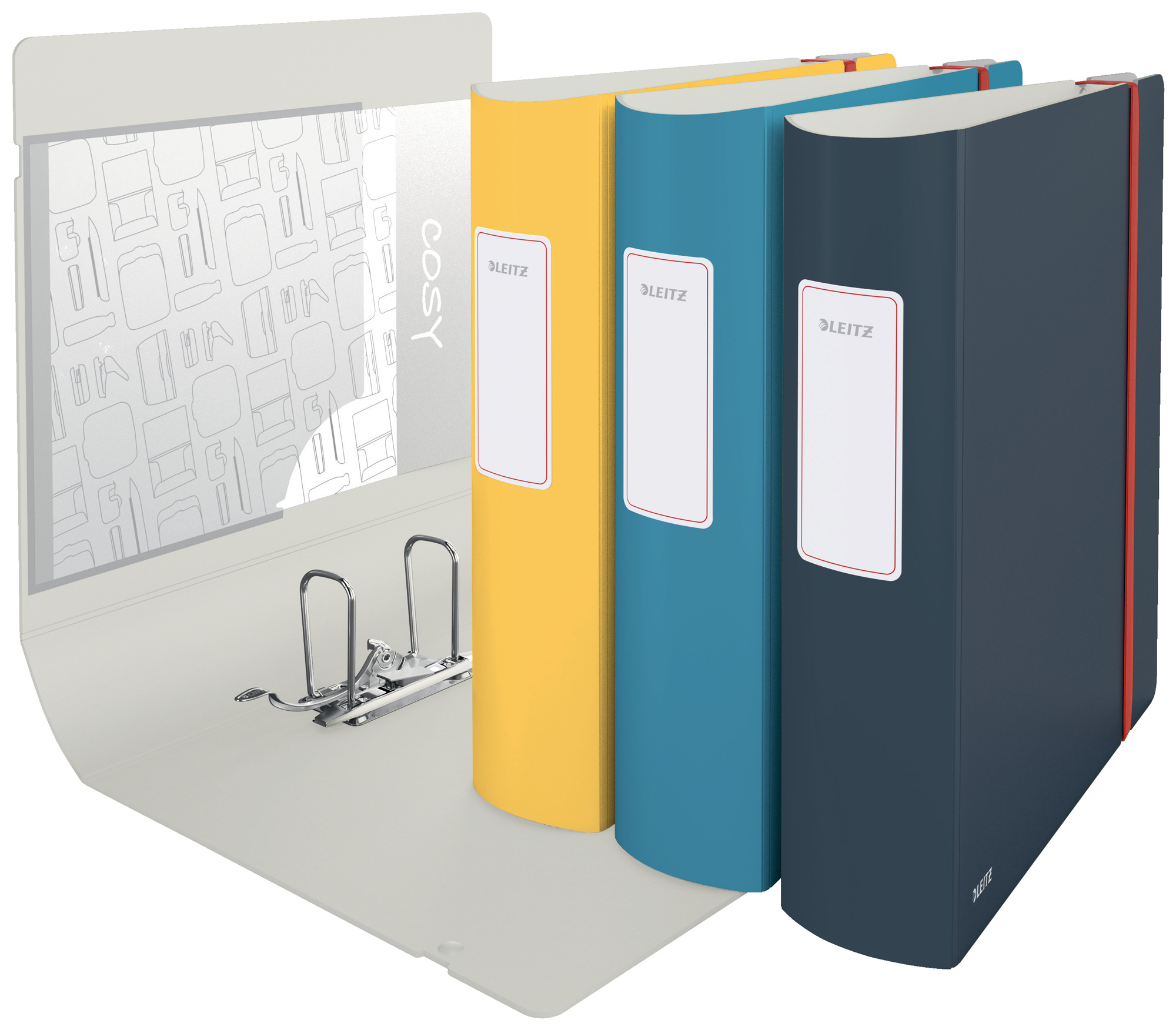 Регистратор 8,2см. А4 (PP) 180 Active Cosy, серый LEITZ - фото 7