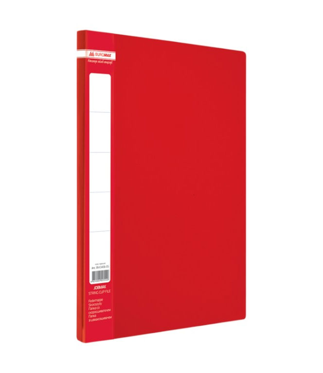 Папка з бічним притиском JOBMAX, корінець 16мм., 450мКм. пластик., до 120арк., асорті BuroMax — фото 5