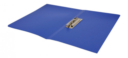 Папка з бічним притиском JOBMAX, корінець 16мм., 450мкм. пластик., до 120арк., син. BuroMax — фото 2