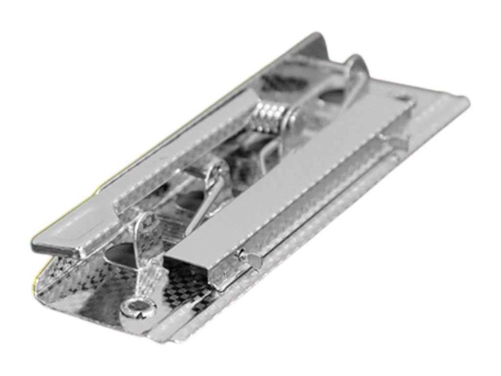 Папка з бічним притиском JOBMAX, корінець 16мм., 450мкм. пластик., до 120арк., син. BuroMax — фото 3