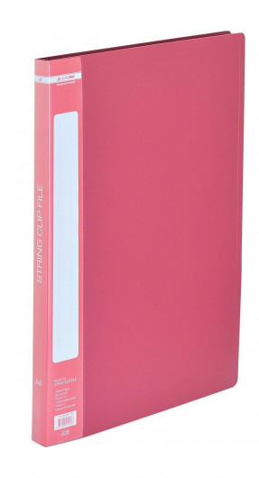 Папка со скоросшивателем и карманом 18мм., пластик, ассорт. BuroMax - фото 4