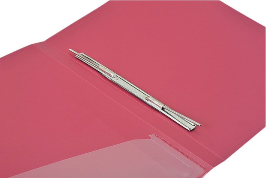 Папка со скоросшивателем и карманом 18мм., пластик, ассорт. BuroMax - фото 7