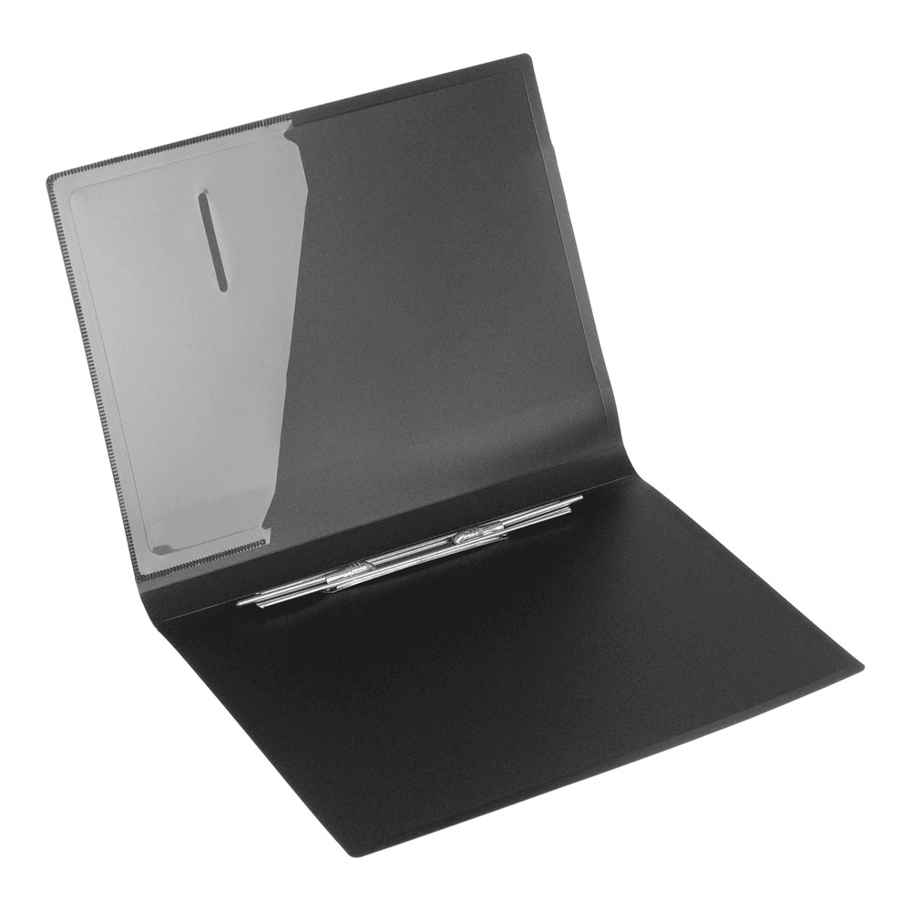 Папка со скоросшивателем и карманом 18мм., пластик, черн. BuroMax - фото 4