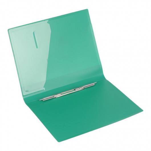 Папка со скоросшивателем и карманом 18мм., пластик, зелен. BuroMax - фото 3