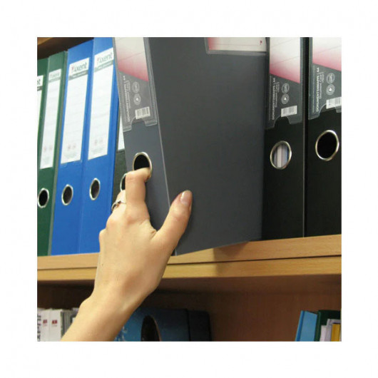 Папка-бокс на липучке А4, 60мм., сливовый Axent - фото 3