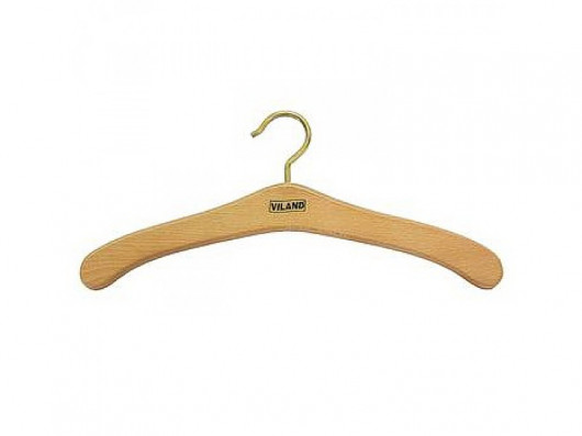 Вешалка деревянная для верхней одежды, 44см. х 1,5см. х 20см. VILAND - фото 2