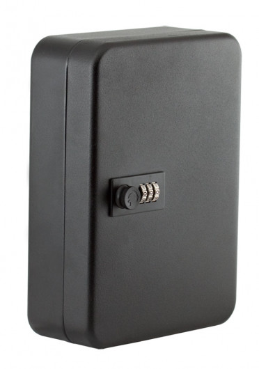 Сейф настінний для 24 ключів, металевий, чорн. BuroMax — фото 3