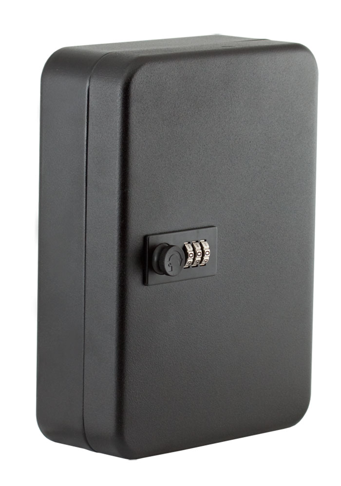 Сейф настінний для 24 ключів, металевий, чорн. BuroMax — фото 3