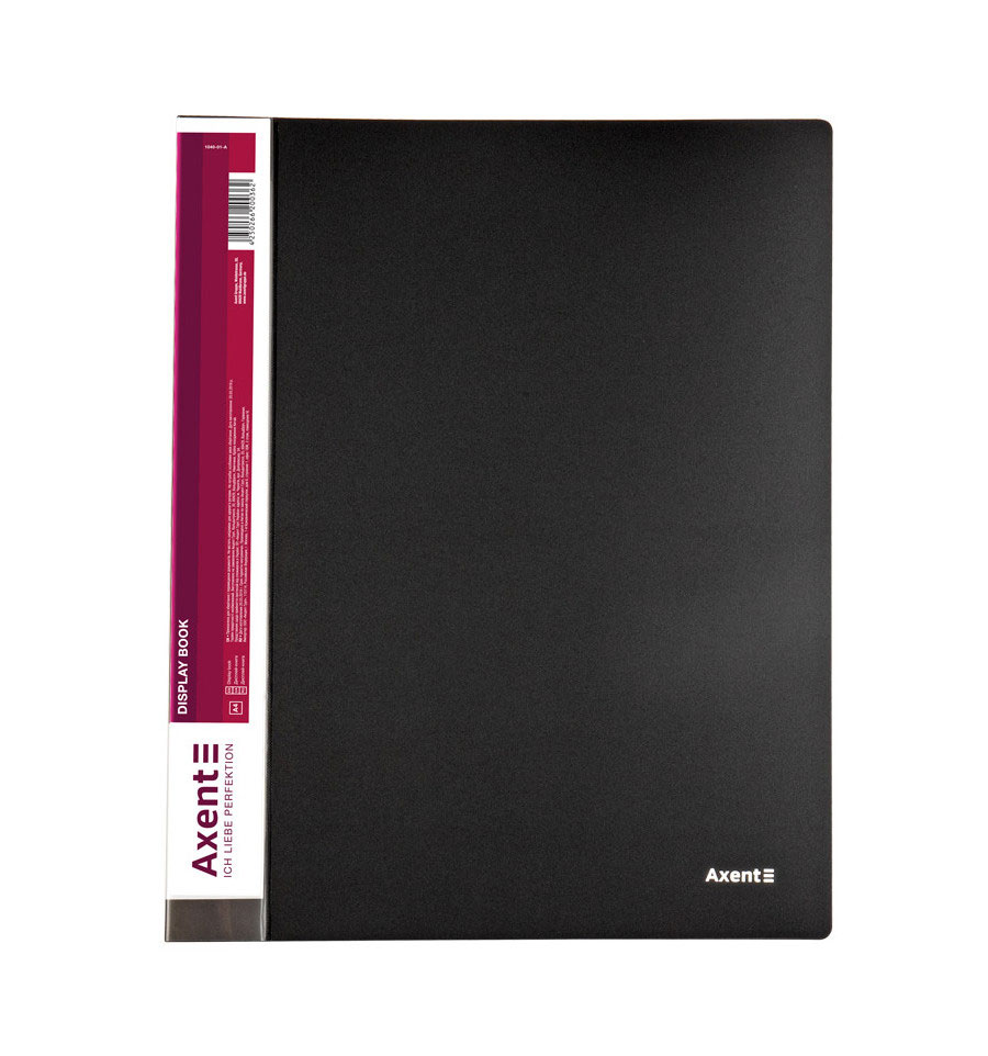 Папка на 40 файлов, черн. Axent - фото 5