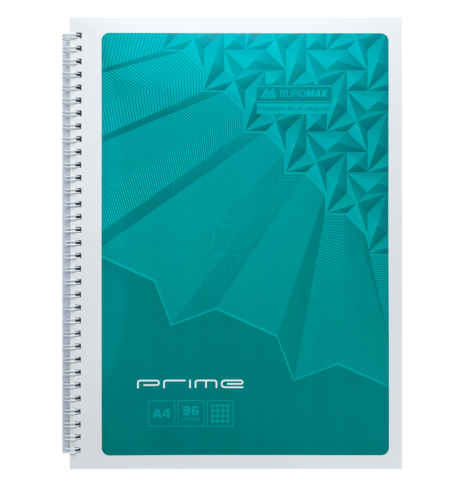 Зошит на спіралі А4, 96арк., кл., 