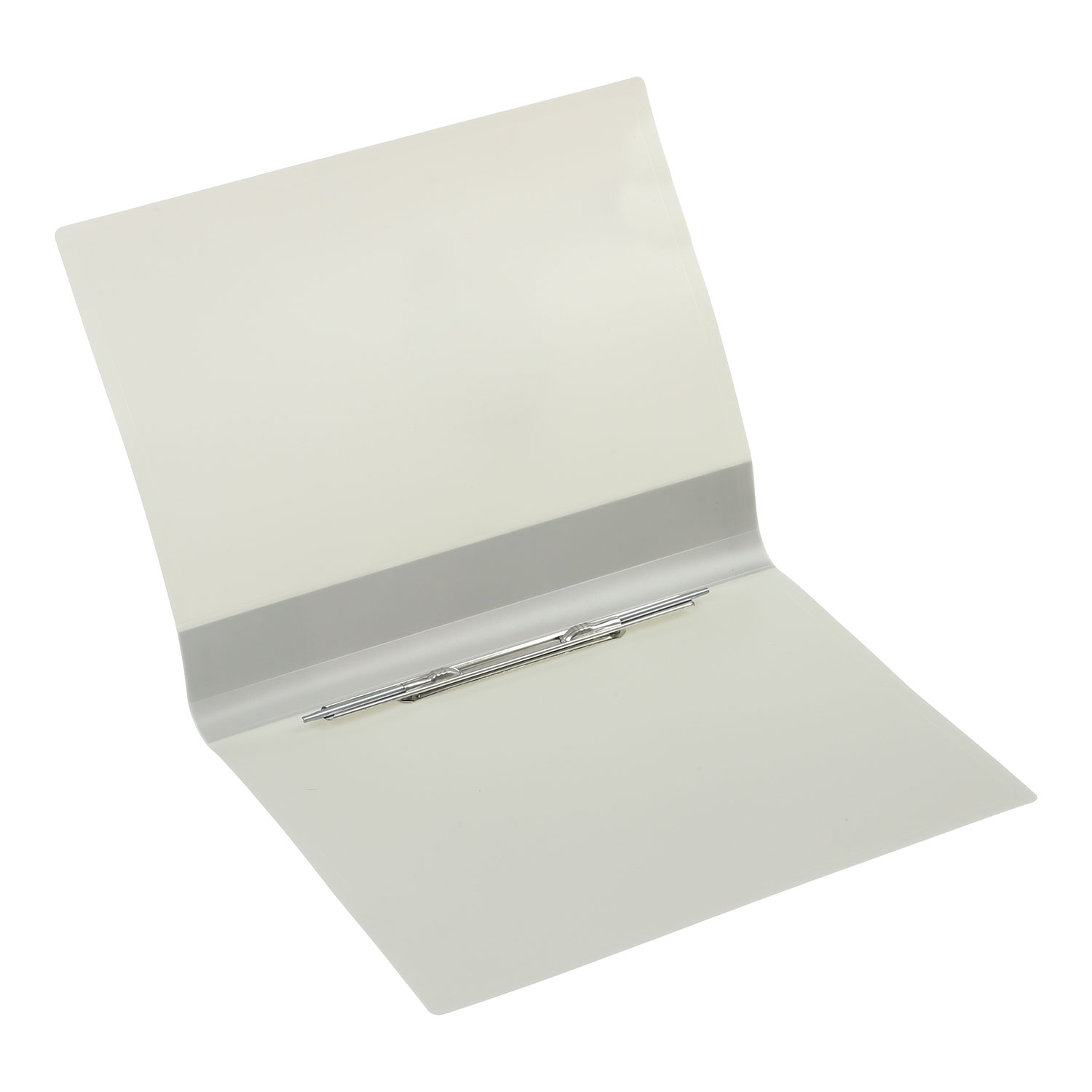 Папка зі швидкозшивачем JOBMAX, корінець 16мм., 450мКм. пластик., до 150арк., сірий BuroMax — фото 3