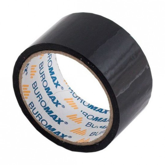 Скотч 48мм.*35м. (38,3ярд), 40мкм, упаковочный, черн. BuroMax - фото 5
