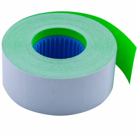 Этикет-лента 26*16мм., прямоугольная, внутренняя намотка, 1000шт./рул., 10рул/уп., зелен. BuroMax - фото 3