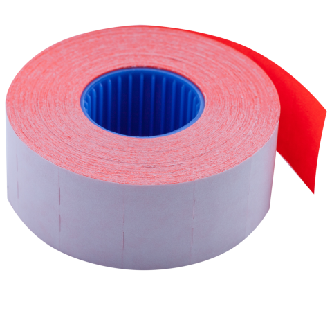 Етикет-стрічка 26*16мм., прямокутні, внутрішня намотка, 1000шт./рул., 10рул/уп., черв. BuroMax — фото 3