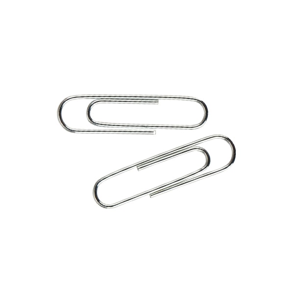 Скріпки 25мм., оцинковані, круглі, 100шт., картон. уп. Axent — фото 3