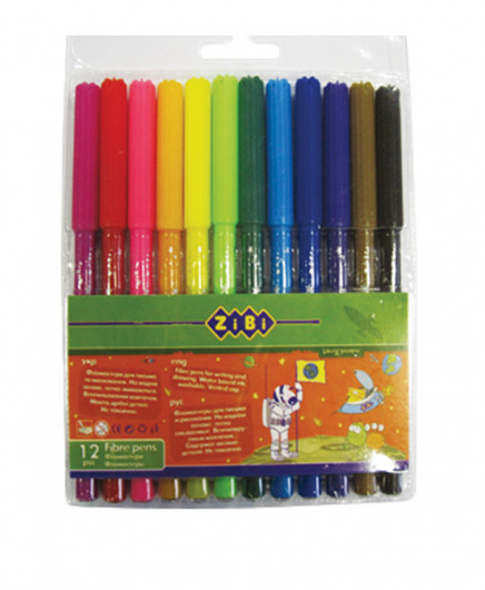 Фломастеры 12цв. ZiBi - фото 2