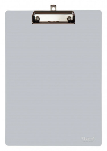 Планшет с верхним прижимом А4, пластик., прозр. Axent - фото 4