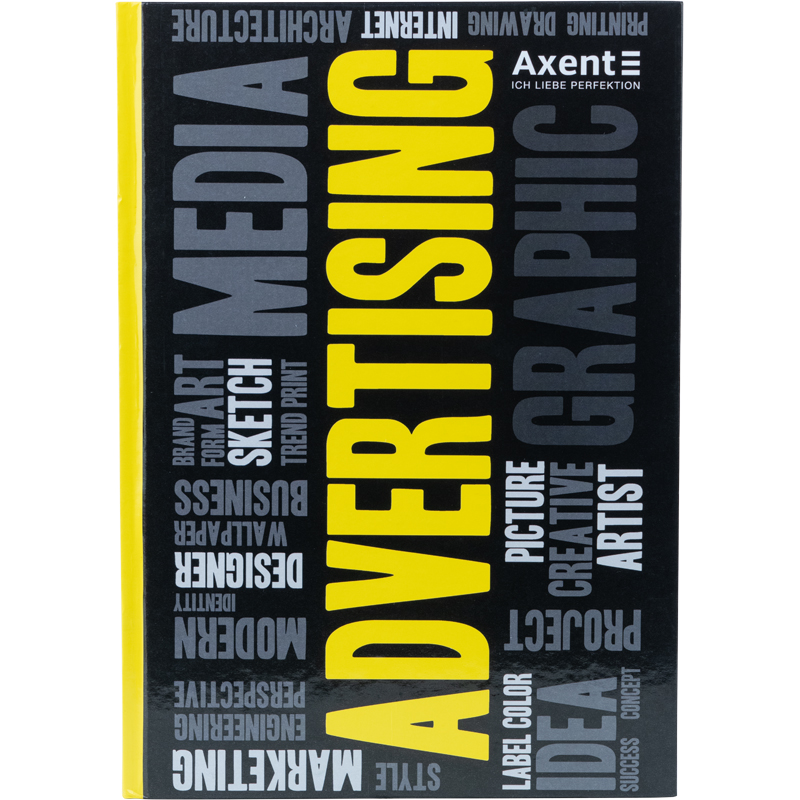 Книга учета 80л., А4, Colors, твердый переплет, офсет, кл., желт. Axent - фото 6