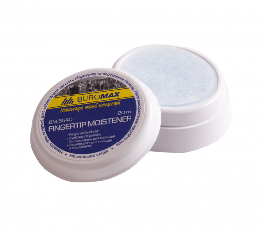Увлажнитель для пальцев, 20мл. с глицериновым гелем BuroMax - фото 3