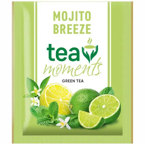Чай зеленый ароматизированный Mojito Breeze со вкусом Мохито, 50пак. по 1,6г. Tea Moments - фото 1