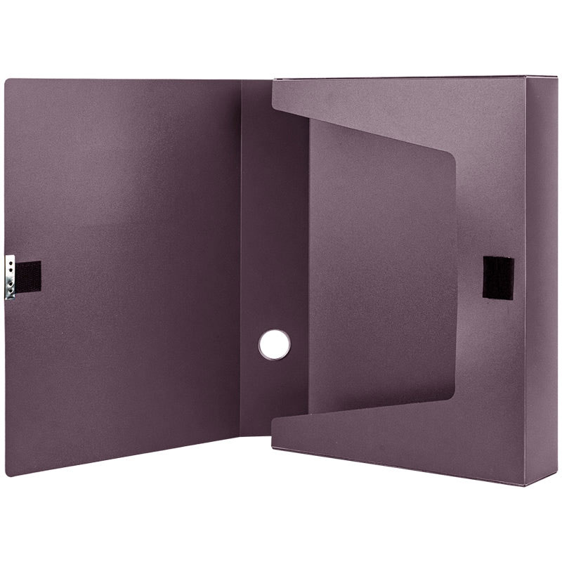 Папка-бокс на липучці 60мм., сливовий Axent — фото 2