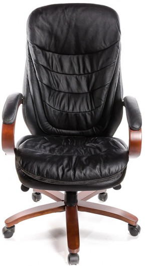 Крісло Валенсия Soft EX MB (Шкіра LC), чорн. АКЛАС — фото 4