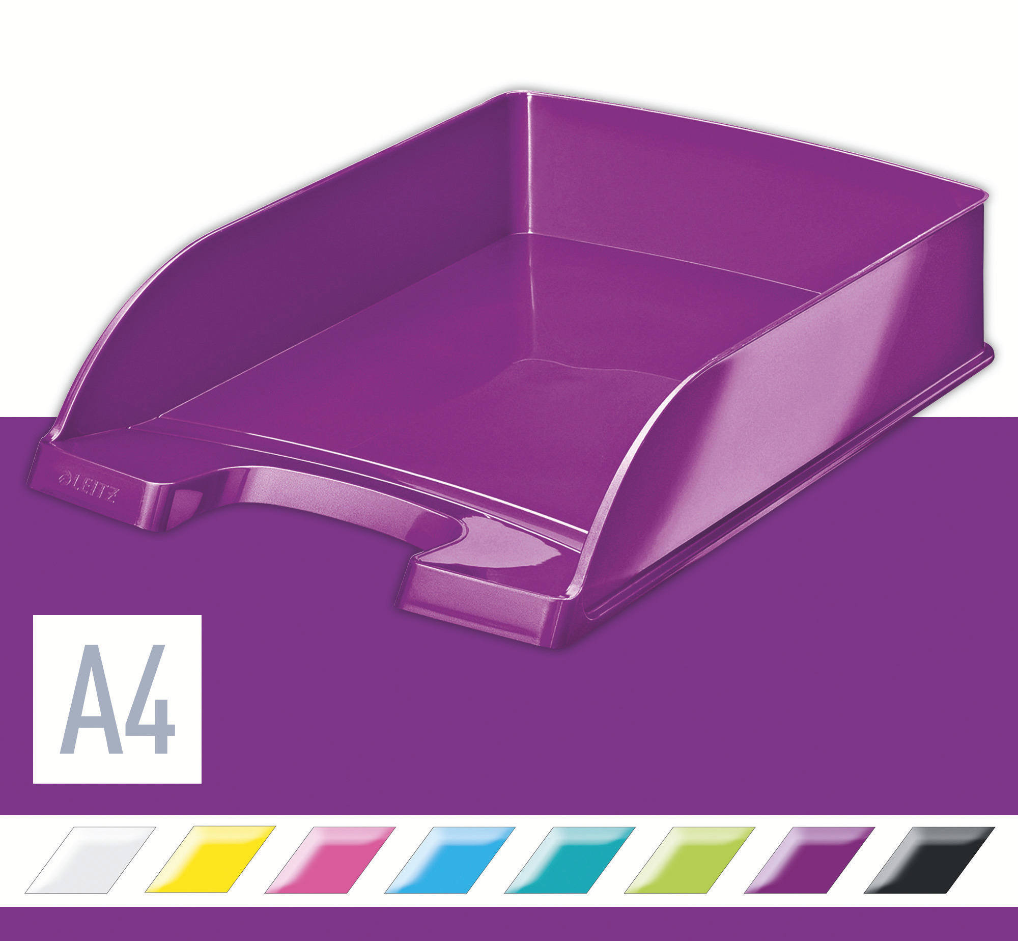 Лоток горизонтальный Wow, метал. пурпурный. LEITZ - фото 6