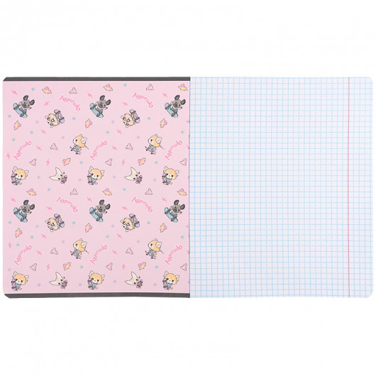 Тетрадь 18 лист., кл., софт тач + УФ лак, Aggretsuko (AR25-236) Kite - фото 12