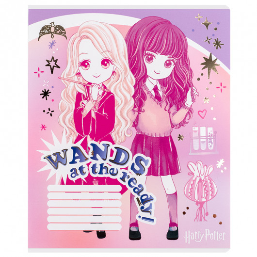 Тетрадь 18 лист., лин., фольга + УФ лак, Harry Potter (HP25-237) Kite - фото 16