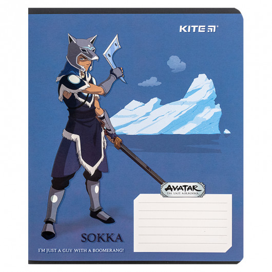 Зошит 18 арк., лін., софт-тач + УФ лак, Avatar (AV24-237) Kite — фото 16