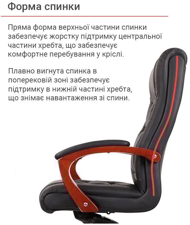 Крісло Артур EX MB, чорн. АКЛАС — фото 26